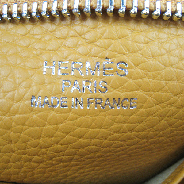 Knockoff Hermes Good News H Women Shoulder Bag Yellow H2801